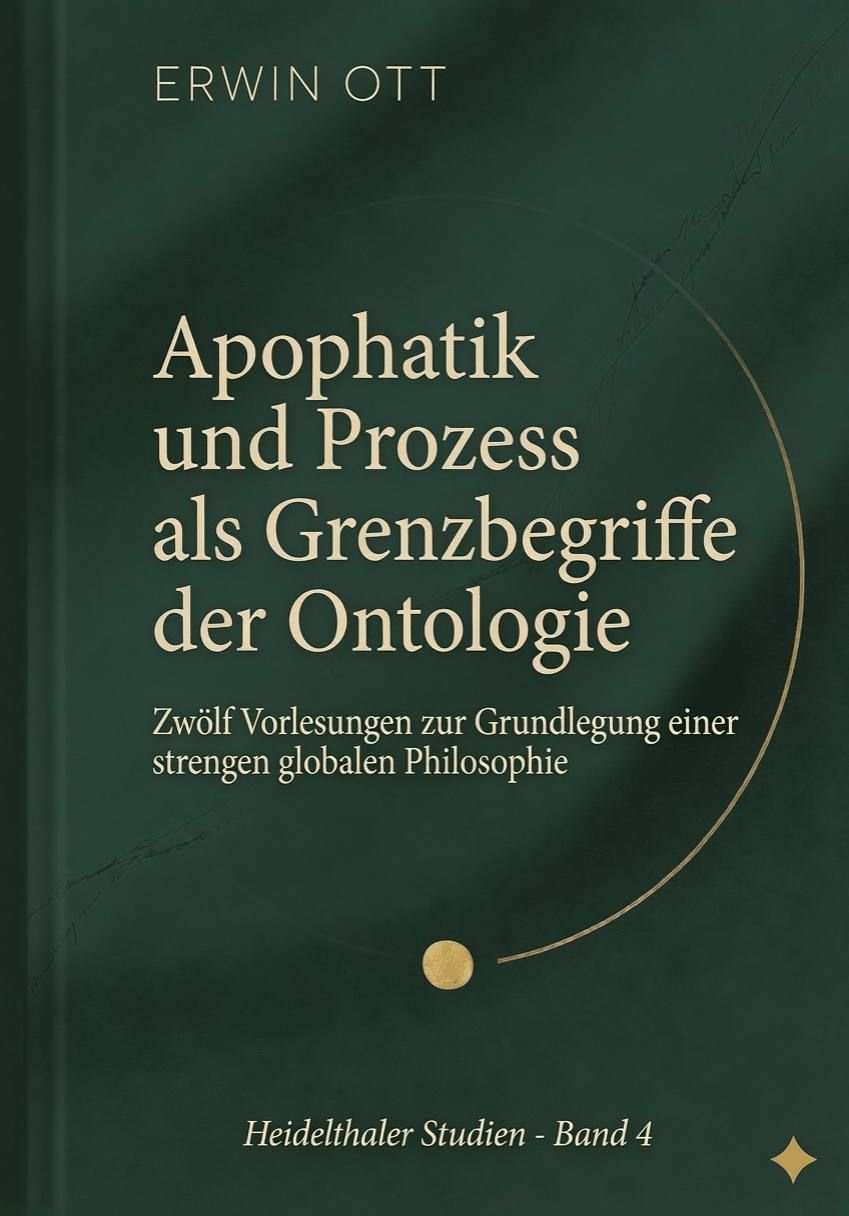 Cover Band 4: Apophatik und Prozess als Grenzbegriffe der Ontologie